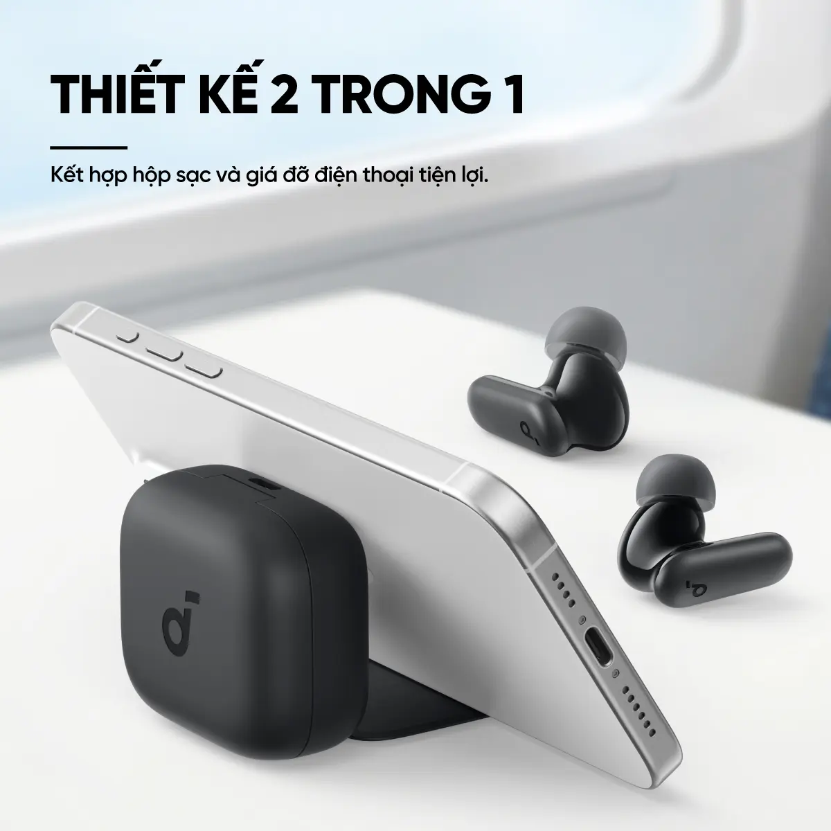[soundcore x hung.rv] Tai nghe bluetooth soundcore R50i NC (P30i) chống ồn ANC | Chống nước và bụi IP54 | 40 giờ phát nhạc Nhét Tai Nghe Nhạc Earphone (Số Lượng Giới Hạn) | BigBuy360 - bigbuy360.vn