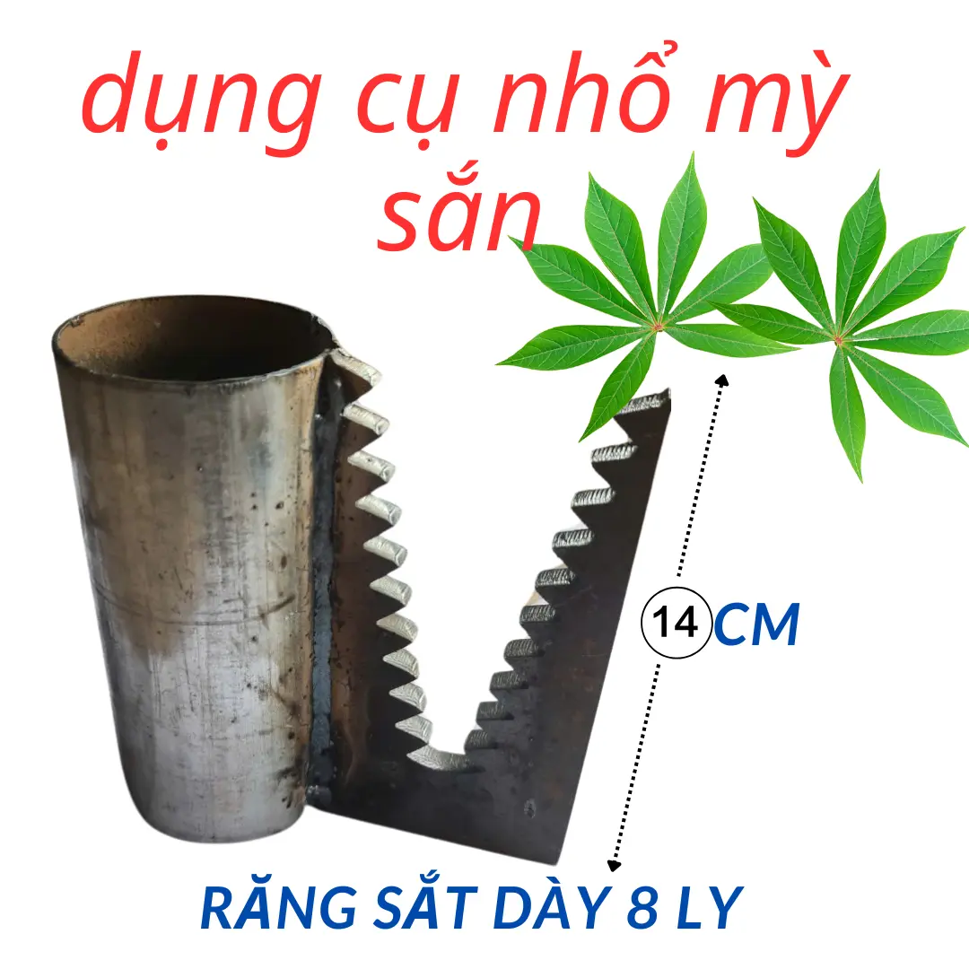 dụng cụ nhổ mỳ,nhổ  sắn công nghệ cao 5.0