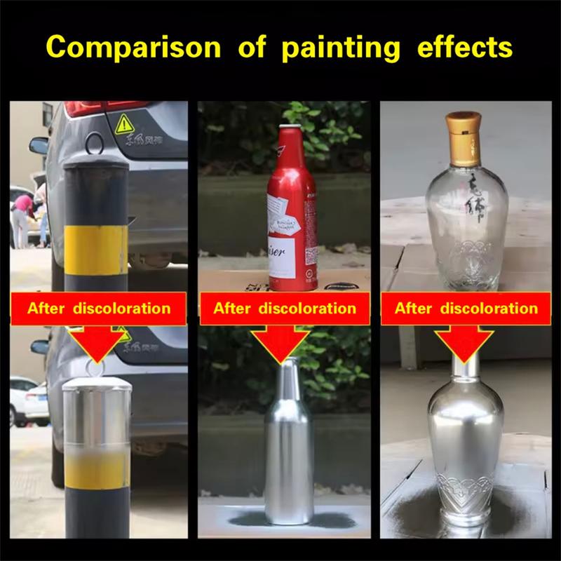 Product Introduction of 360ml Chrome Spray Paint Metal Surface Silver Car Maintenance Stainless Steel Aluminum Alloy Rust Remover Spray 22