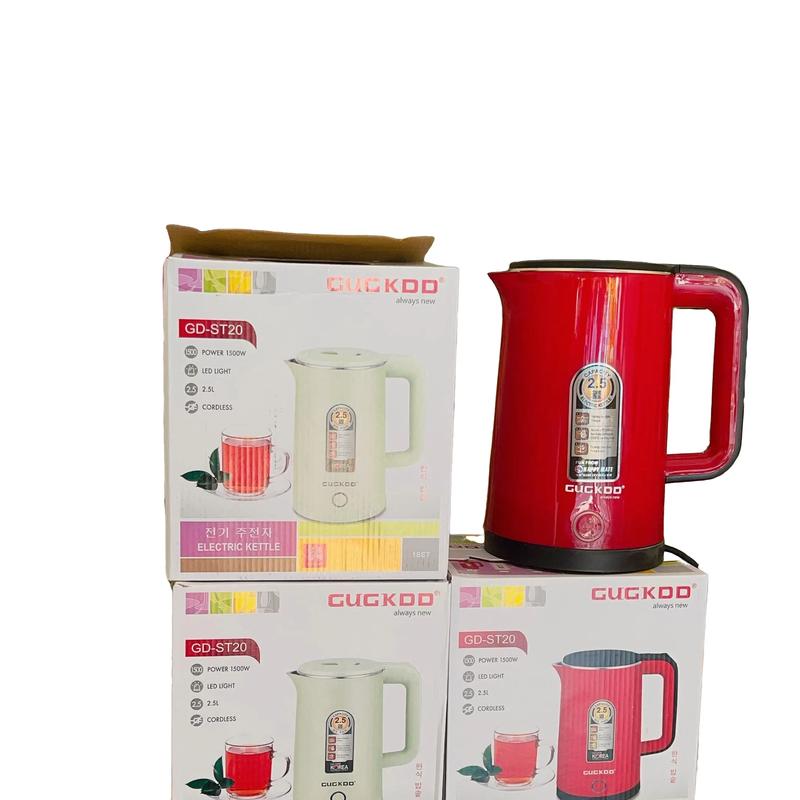  Ấm Siêu Tốc GUG KDD 2L-1500w Dung Tích  2 Lít công suất lớn Đun Nước Bình Đun Nước Đun Siêu Tốc Inox ST10 