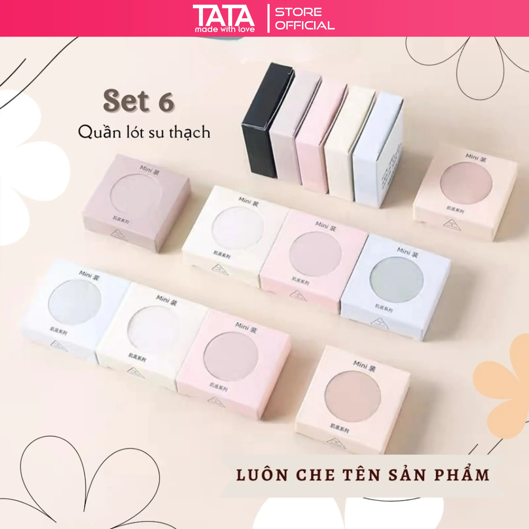 [HÀNG XỊN LOẠI 1] SET 6 QUẦN LÓT SU THẠCH CHÍNH HÃNG - Quần Lót Nữ Su Thạch Băng Lụa Kháng Khuẩn Siêu Tàng Hình Cotton