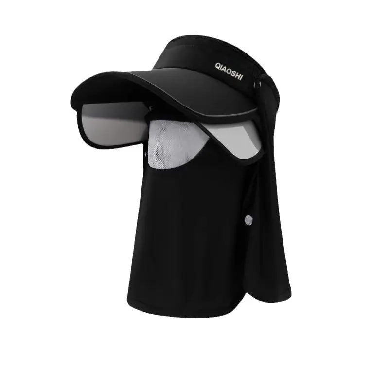 Summer Sun Hat UV Protection Face Mask Sun Protection Hat Wide Brim Visor Outdoor Cycling Sun Hat for Women