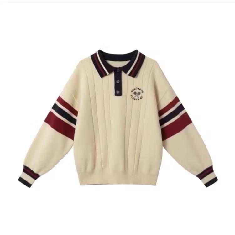 Product Introduction of Áo len tay dài logo thể thao Slim Fit dành cho nữ Women Nhung 8