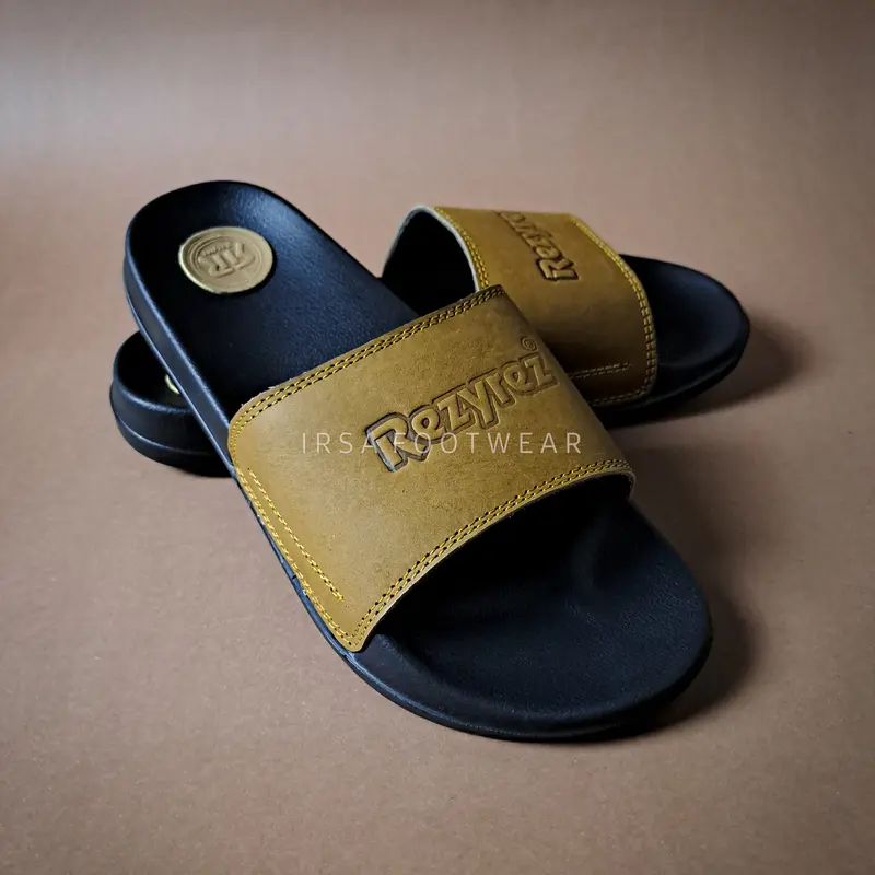 REZYREZ SANDAL KULIT ASLI GARUT / SANDAL KULIT / SANDAL PRIA / SANDAL SLOP / SANDAL SLIDE / BISA COD 0