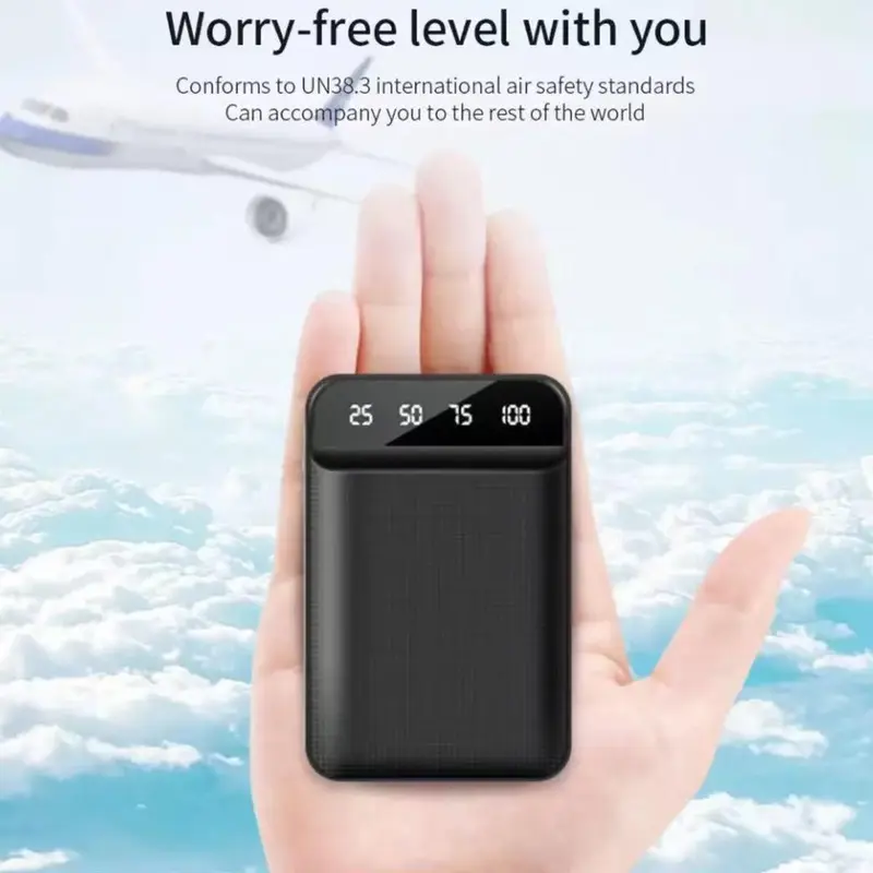 WANKEI LENTIVEN Powerbank 20000 mAh Cute Mini Kartun Screen Digital Display 5