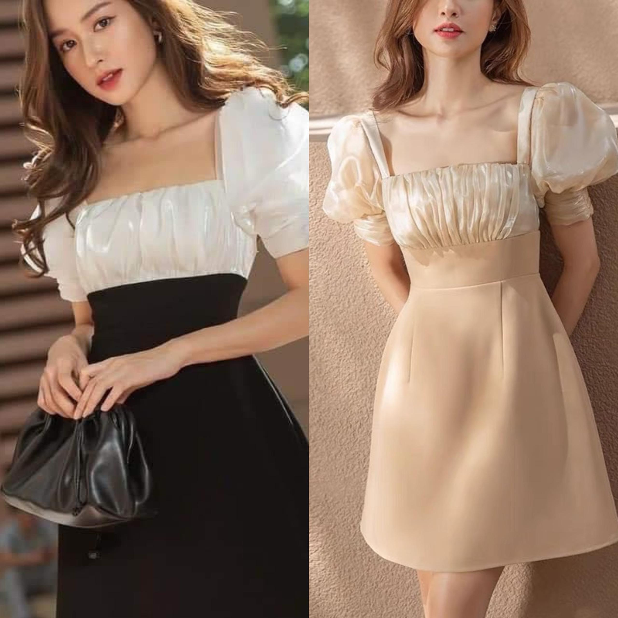 [Xả Kho] Thời Trang Bigsize Váy Dự Tiệc 50 - 100Kg Vải Cotton Lạnh Cao Cấp Thanh Lịch Nữ Dress - A.1064