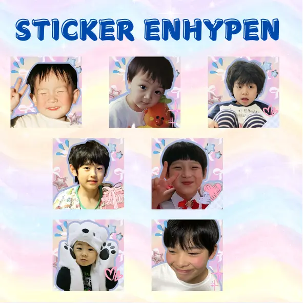 [ SET 10c] STICKER NIÊM PHONG ENHYPEN 1