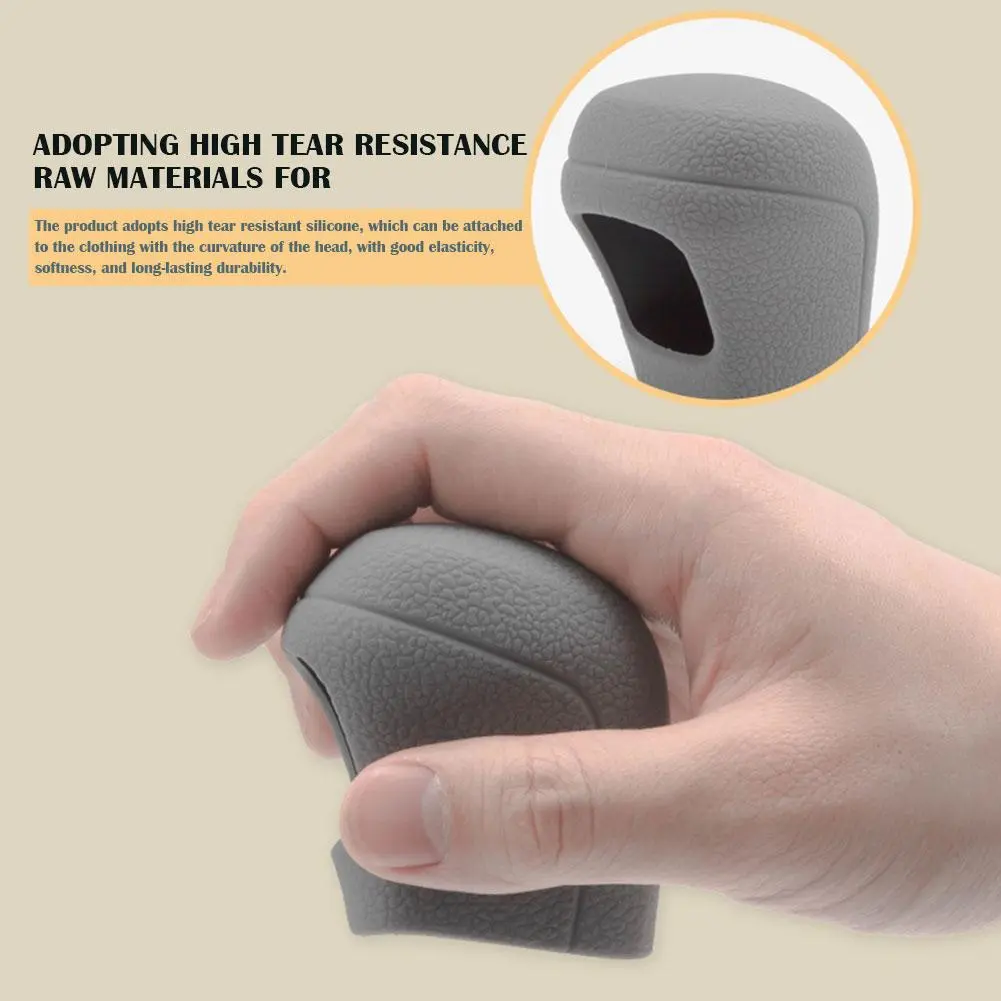 Car Silicone Gear Shift Knob Cover 6-speed Gear Shift Manual 4colours Handle Covers Universal I2B9