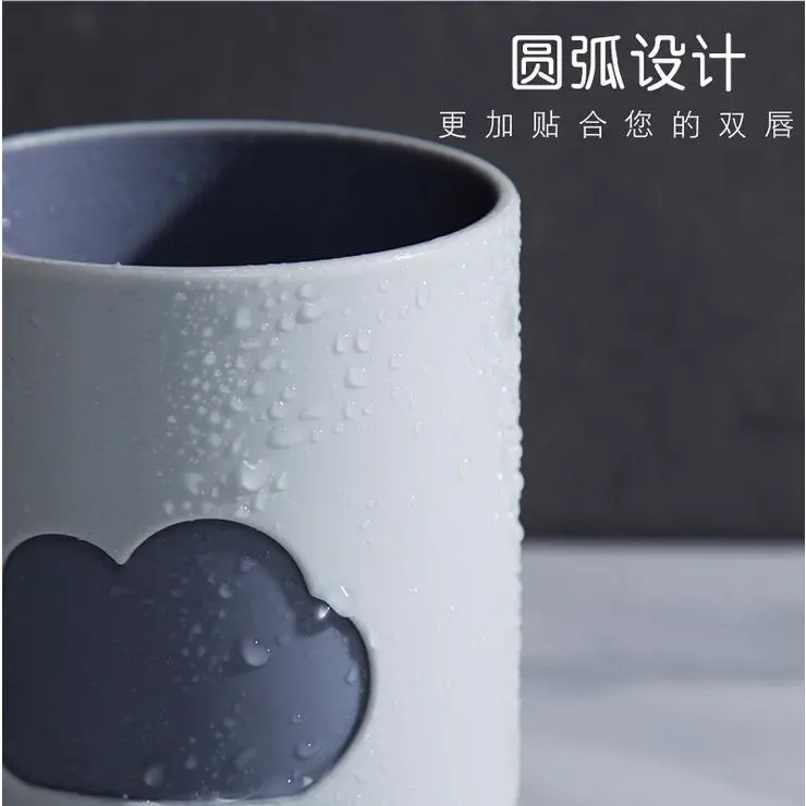 Cốc Súc Miệng Đám Mây, Thân Thiện Với Môi Trường, Cốc Bàn Chải Đánh Răng, Cốc Kem Đánh Răng, Cốc Nước Gia Dụng, Cốc Rửa 2