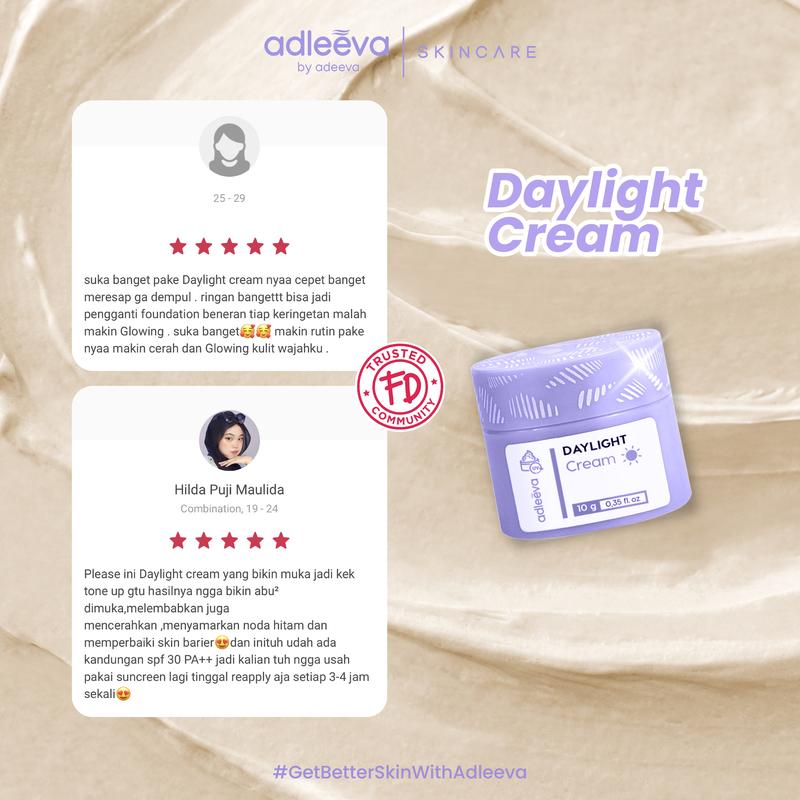 ADLEEVA Daylight Cream With Sunscreen Glow Up Protection 3