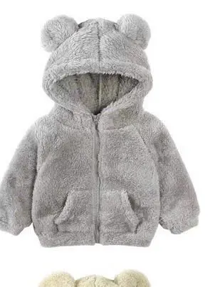( 7-16KG) ÁO KHOÁC LÔNG TAI GẤU MÙA ĐÔNG ẤM ÁP CHO BÉ 3
