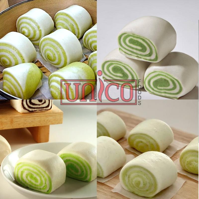 [UNICOFOODS] Figo Mini Pandan Mantou (180gm/pkt) 12pcs 3