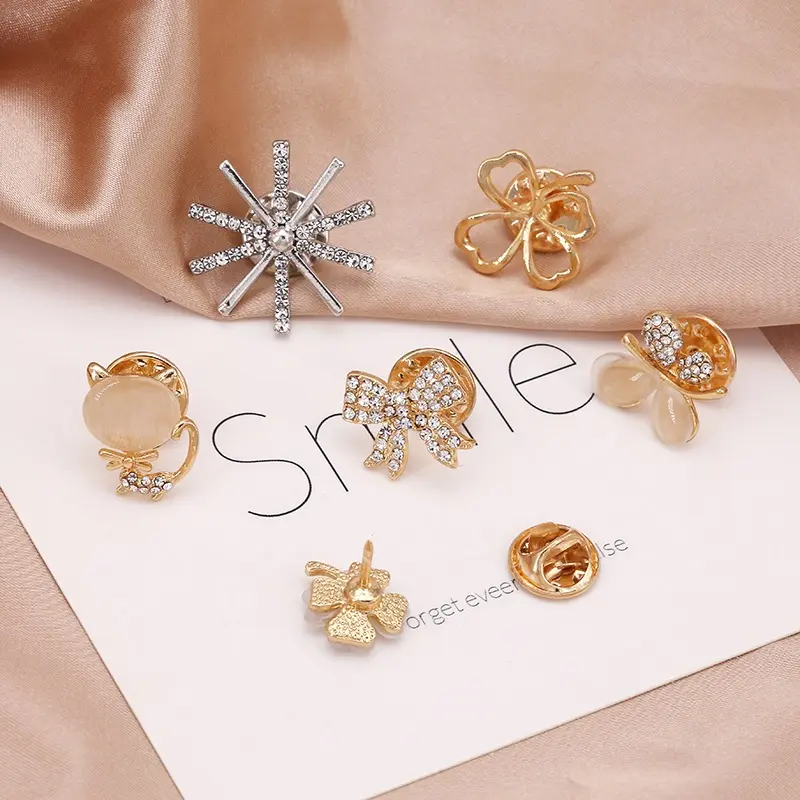 Set 4-5 ghim cài áo, cài quần cạp cao xinh xắn, dễ thương 8