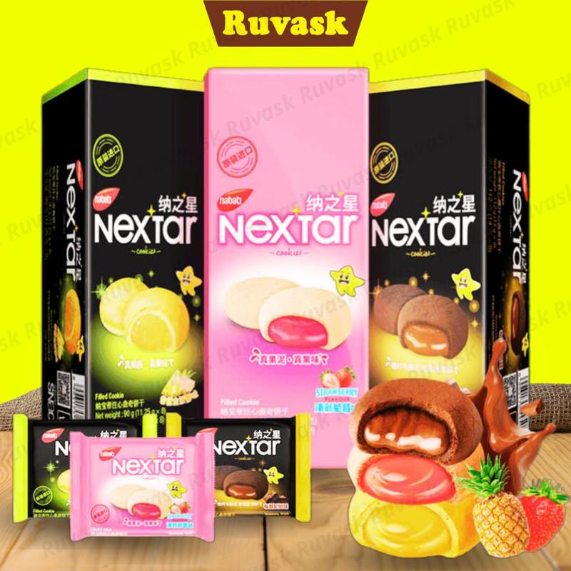 Bánh Nabati NEXTAR Hộp 112G - Bánh Nextar Socola SIÊU NGON - Bánh Quy Chocolate Ruvask