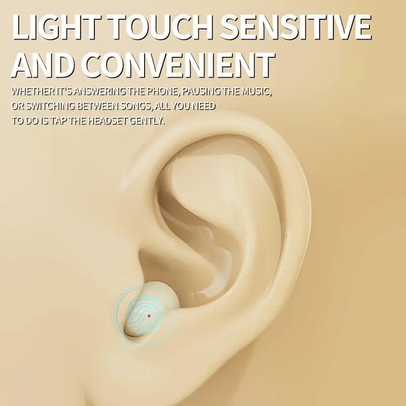 Wireless Headset, Invisible Mini Wireless Earphones, Comfortable to Wear, Non Slip, Mini Earphones Are The First Choice for Birthday Gifts, Valentine'S Day Gifts, Boyfriend And Girlfriend Gifts, Christmas Gifts, And Anniversary Gifts 6