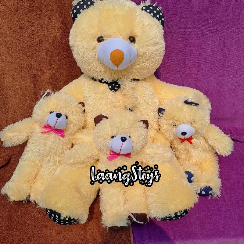 Boneka TedyBear Jumbo 70cm & 35cm Bahan Rasfur Isi Silicon Lembut Cocok Kado Ulang Tahun Anak Cowok Cewek Beraneka Warna Murah COD 1