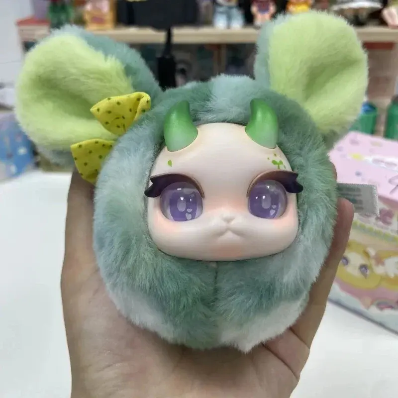 Mô hình hành động, Thỏ rồng Nhồi Bông, Bí ẩn và bất ngờ, Hộp may mắn, Đồ chơi trang trí Hợp Xu hướng Con Rối tay, Đồ chơi quà tặng sáng tạo, Búp bê 2