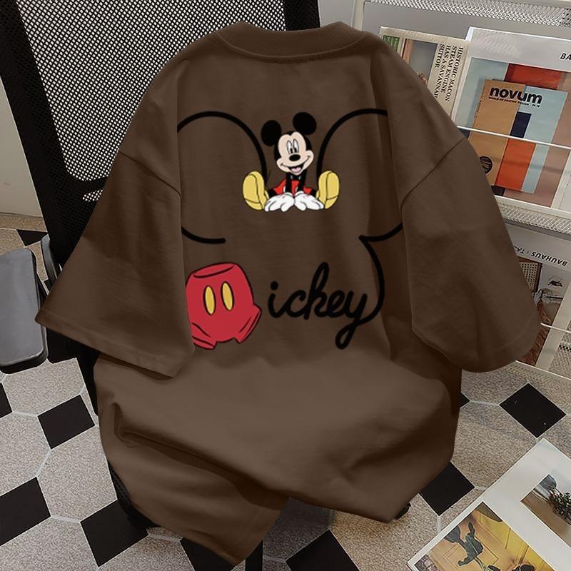 Product Introduction of Summer Casual Fun Cartoon Printing Design Loose Printing Crew Neck Short Sleeve T-Shirt Couple Top boxy  shirt oversized  shirt  men 16