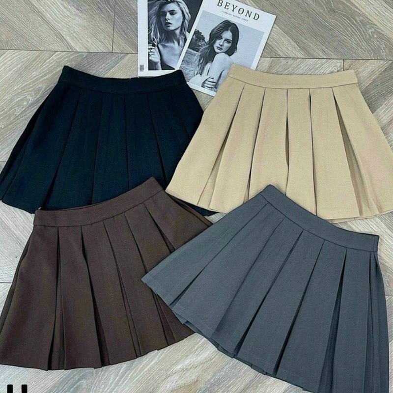 Chân Váy Xếp Ly Lưng Cao nữ nhiều mẫu Women 0