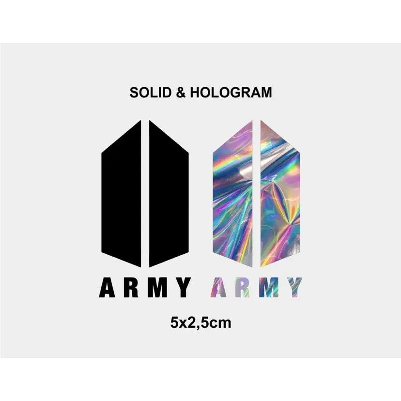 Cutting Stiker logo BTS ARMY Sticker Kaca Mobil Stiker Body Mobil sticker BTS ARMY Car Car
