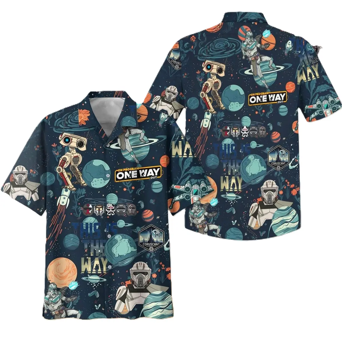 Sta Wa One Way Out Hawaiian Shirt, This Is The Way Shirt, Summer Beach Shirt