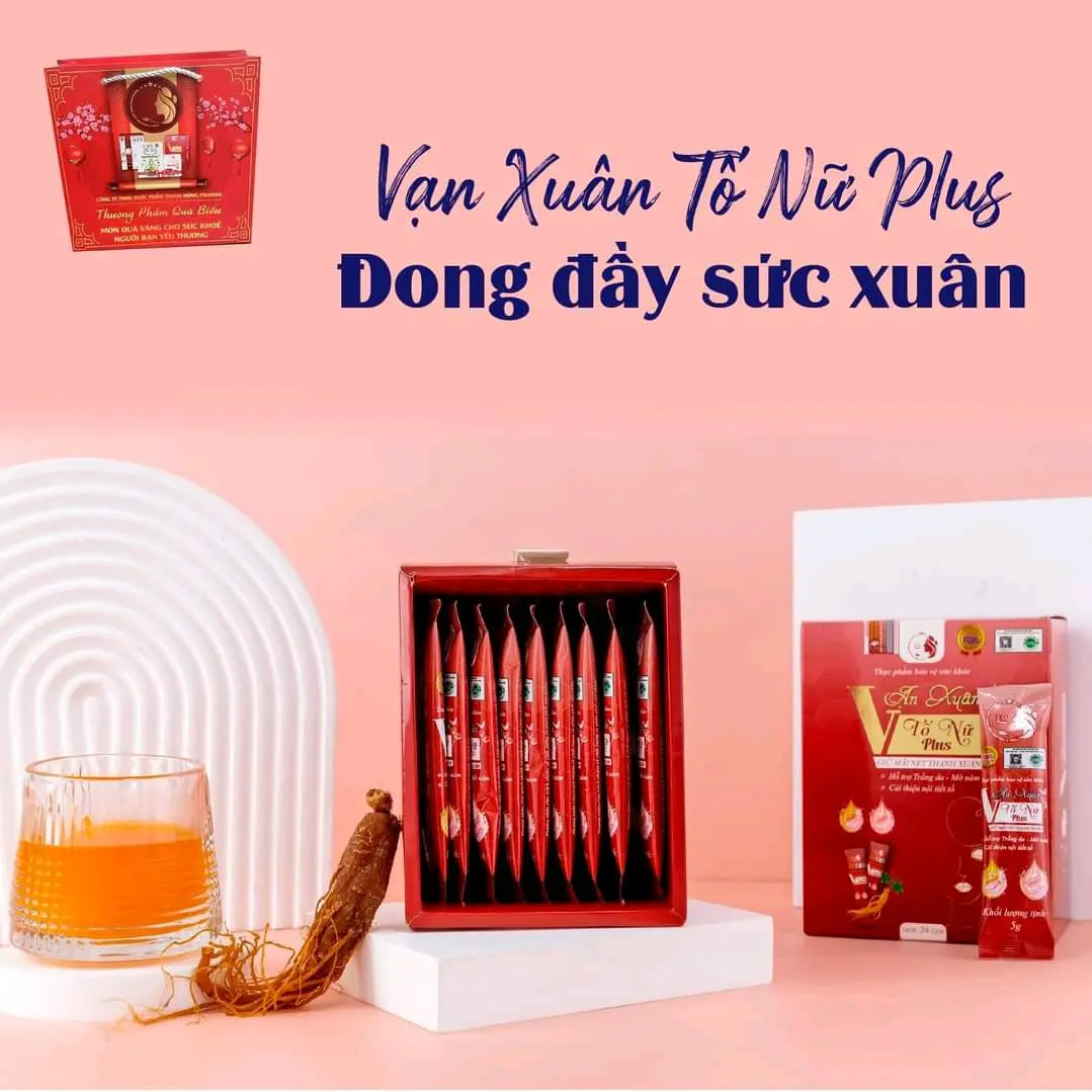 Hộp đựng 24 gói trà vạn xuân