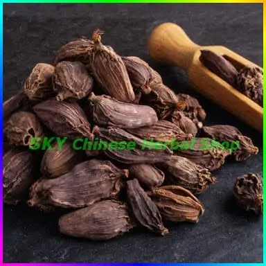 Black Cardamom Premium / Kapulaga Hitam Impor India / Cao Guo Cardamon 0