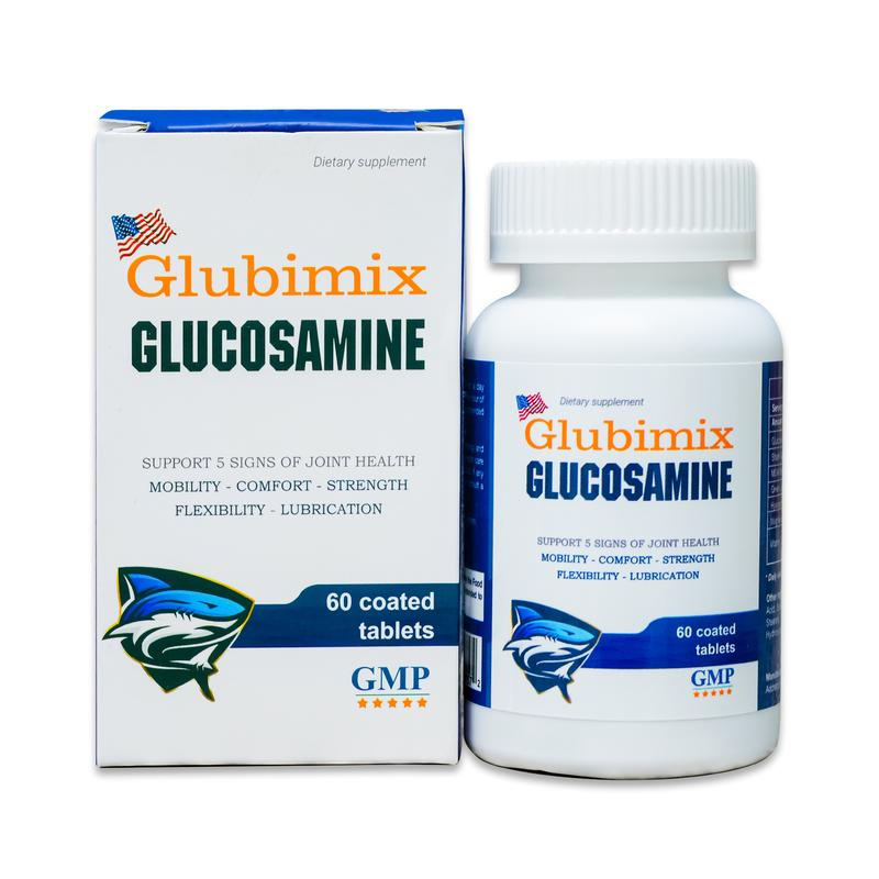 Viên Uống GLUBIMIX Glucosamine Chondroitin, Hỗ Trợ Làm Trơn Ổ Khớp, Giúp Khớp Linh Hoạt Và Khỏe Mạnh