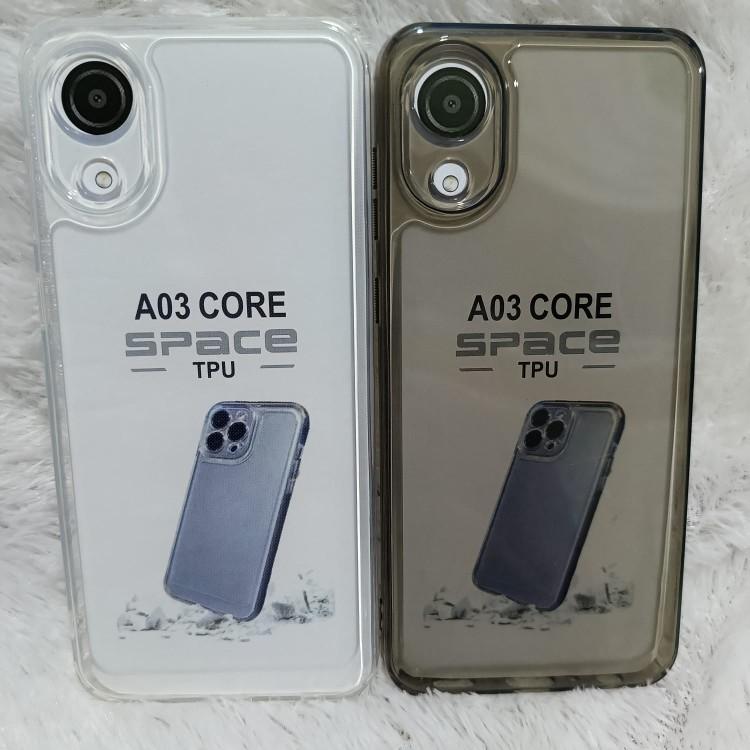 Product Introduction of Softcase Casing SAM A03 CORE  Selikon Bening Trasparan Pelindung belakang HP+Camera Silikon 1