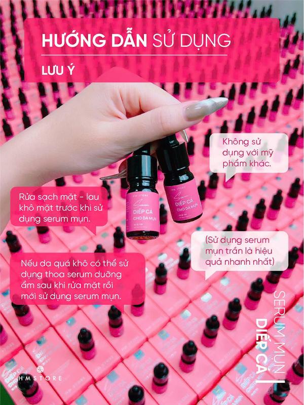 HM STORE SERUM GIẢM MỤN SERUM DIẾP CÁ HỖ TRỢ GIẢM MỤN, GIẢM THÂM 3