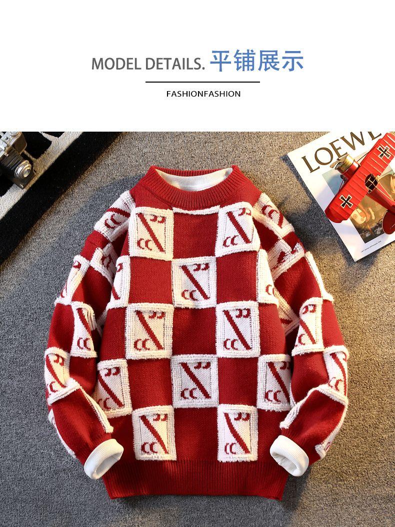 Product Introduction of Senma Group GLM Autumn and Winter New Youth Students Warm-Keeping Thick Loose Trendy Pullover Sweater Men's Coat Women 23