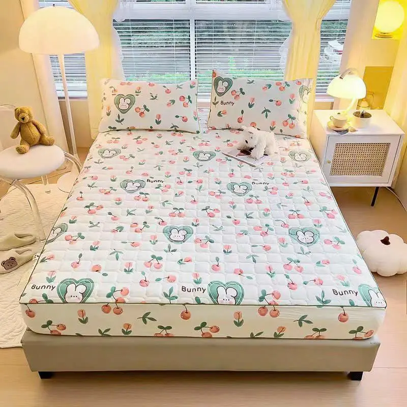[ Tặng Kèm Thảm Chân 40k ] Ga gối cotton đũi xơ đậu nành chần bông Thoáng khí 2