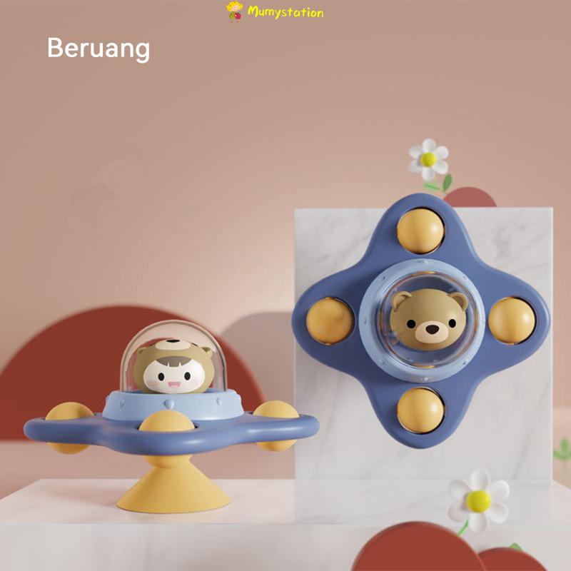 Product Introduction of Mainan Edukasi Fidget Spinner Anak / Mainan Mandi Putar Genggam Rattle Sensor Motorik / Mainan Bayi 17