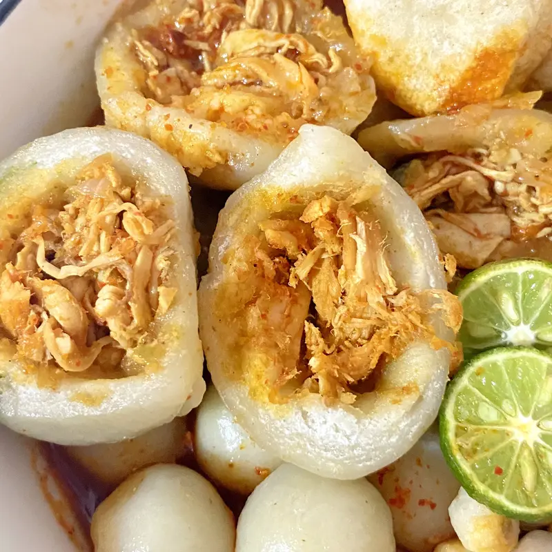 Baso Aci Ayam Suwir Pedas Makanan Instan 2