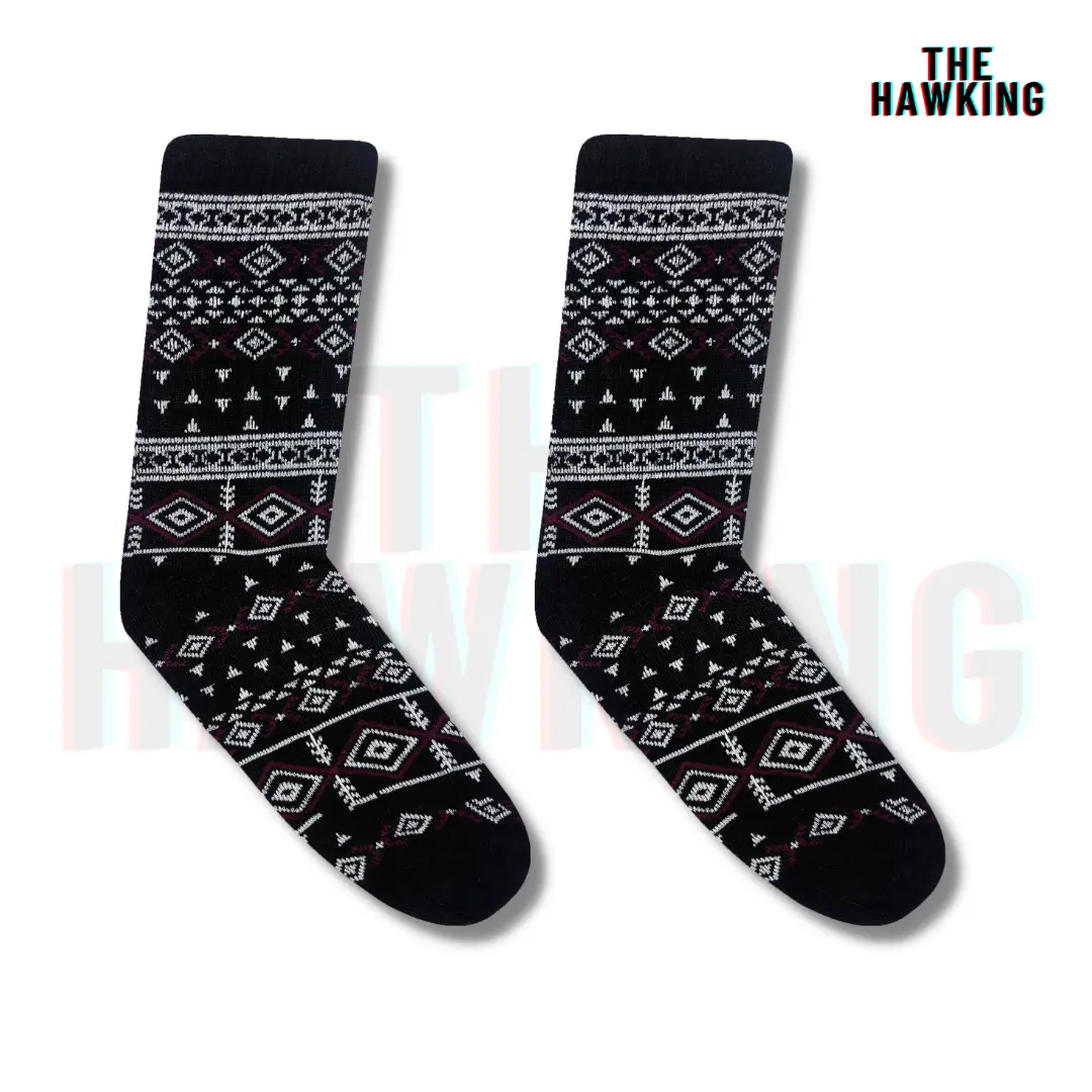 HAWKING - Kaos Kaki Oldschool Skate Motif Tribal 65 - T65