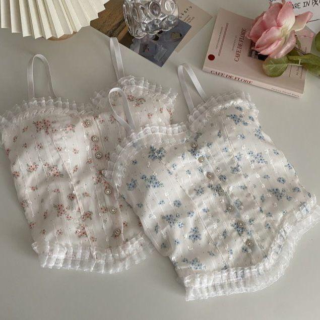Áo Ống, Thiết Kế Đẹp Hoa Ren, Dành Cho Nữ, Có Thể Mặc Ngoài Trời, Lót Chống Lộ, Đế Độc Đáo Dây Treo Xếp Ly Có Thể Mặc Ngoài Trời 7