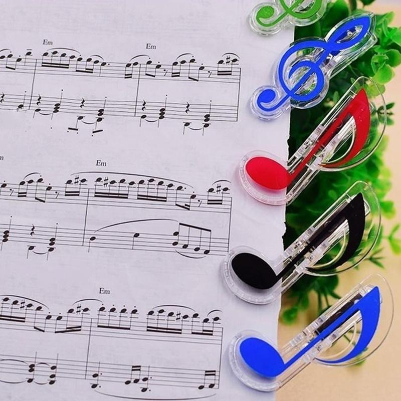 Product Introduction of Page Clip Clip Music Score Clip Sheet Clip Funny Musical Note Clip Colorful Mini Decorative Paper 13