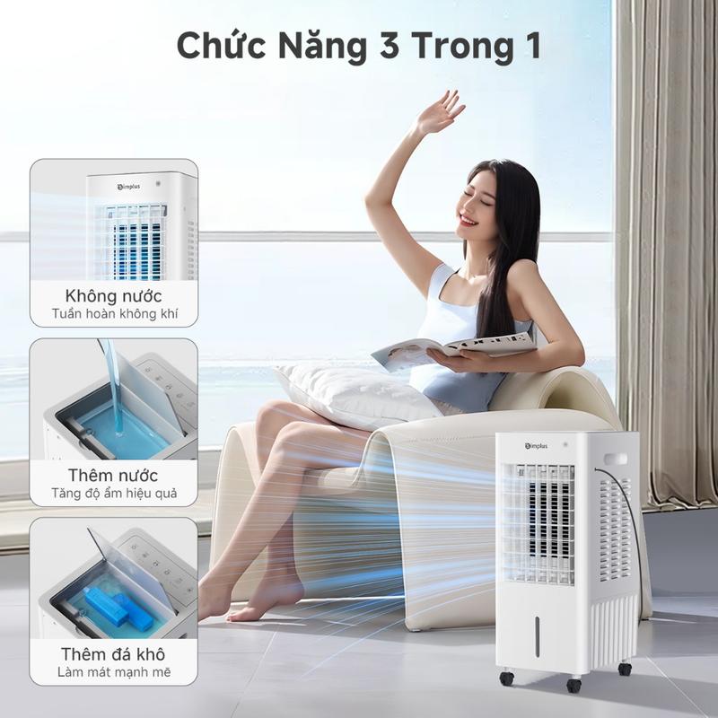 Quạt Làm Mát Simplus Bình Chứa Nước Lớn 10L LFSH004 - Bảo Hành 1 Năm 1 Đổi 1 Fan QuạT 3