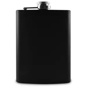 Botol Minum Hip Flask Kekinian Stainless Steel 304 Plastic Cap 8 Oz Tampil Klasik Retro Anti Bocor Awet Cocok Untuk Minuman Favorit