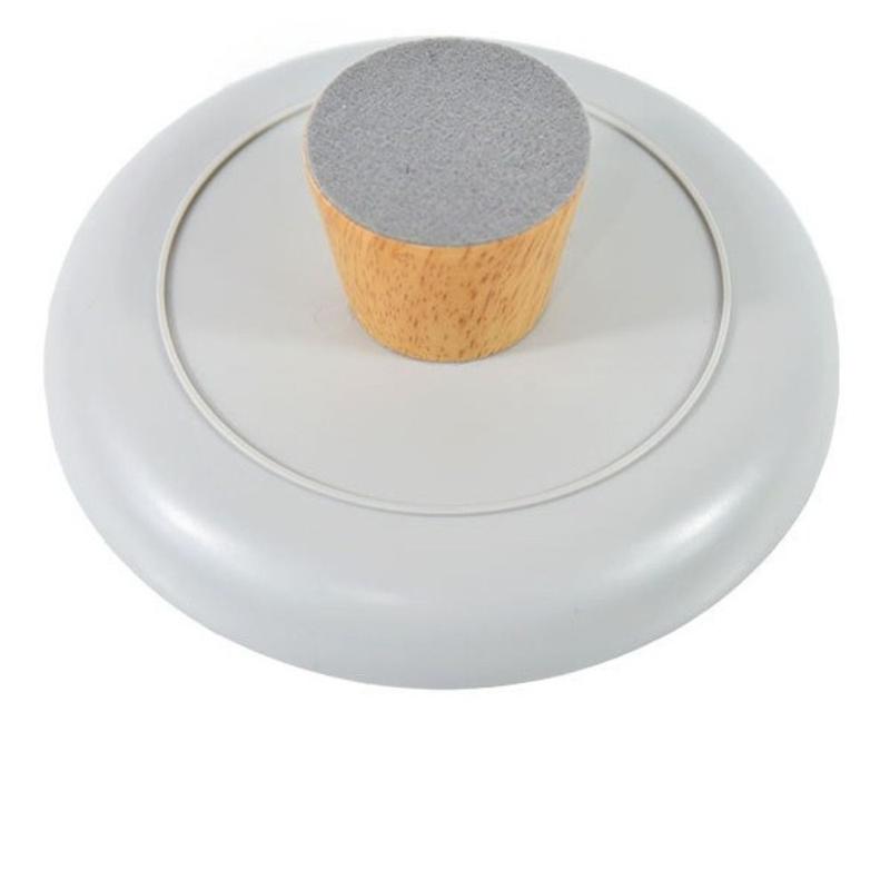 Product Introduction of Home Decoration Plastic High Stand Cake Plate Nordic Style Round Dessert Display Plate Seamless Wooden Base Desktop Storage Tray Bedroom 16