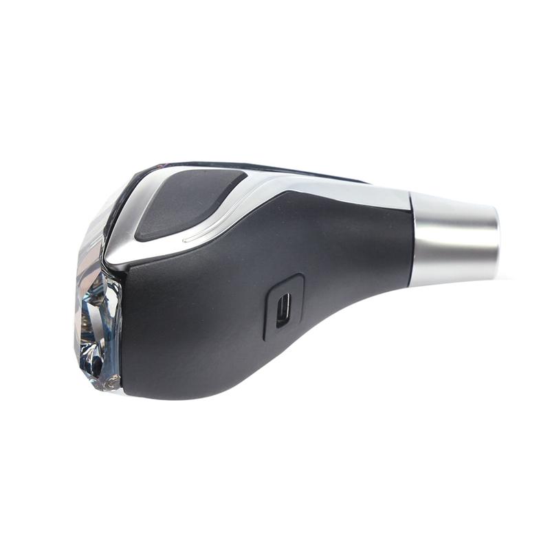 Car Universal LED Crystal Handles Manual Transmission Gear Shift Knob Lever Stick Head for 3