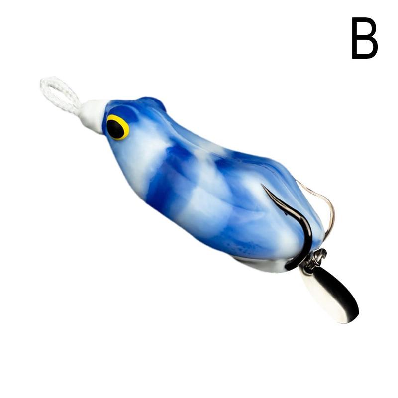 Product Introduction of 6.5Cm/15G Soft Frog Modified Lure Plastic Toad Lure Saltwater Floating Snakehead Hooks Baits 29