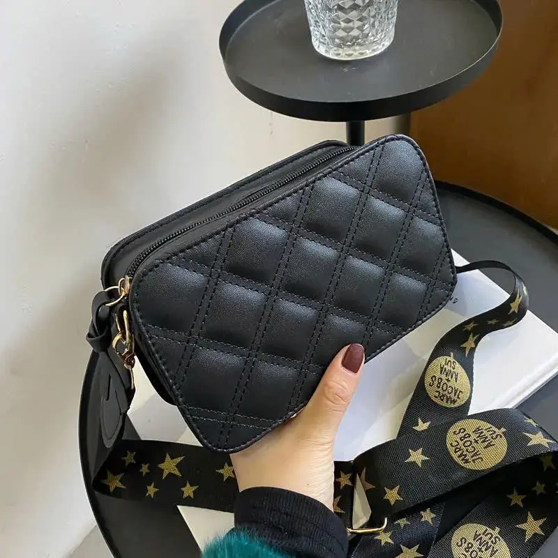 Túi nữ đeo chéo, đeo vai và kẹp nách, phối hoạ tiết và màu sắc dễ thương và sành điệu, thời trang Hàn Quốc mới NEW-0041 7