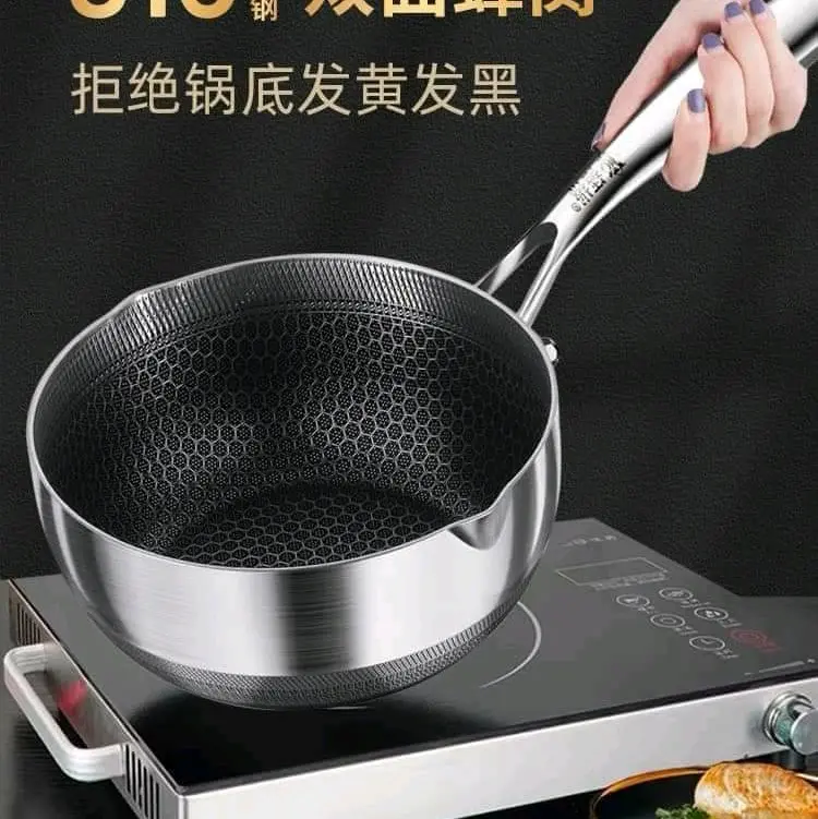 QUÁNH TỔ ONG 18CM - CHẢO SÂU LÒNG CHỐNG DÍNH XƯỚC CAO CẤP SIÊU BẮT TỪ