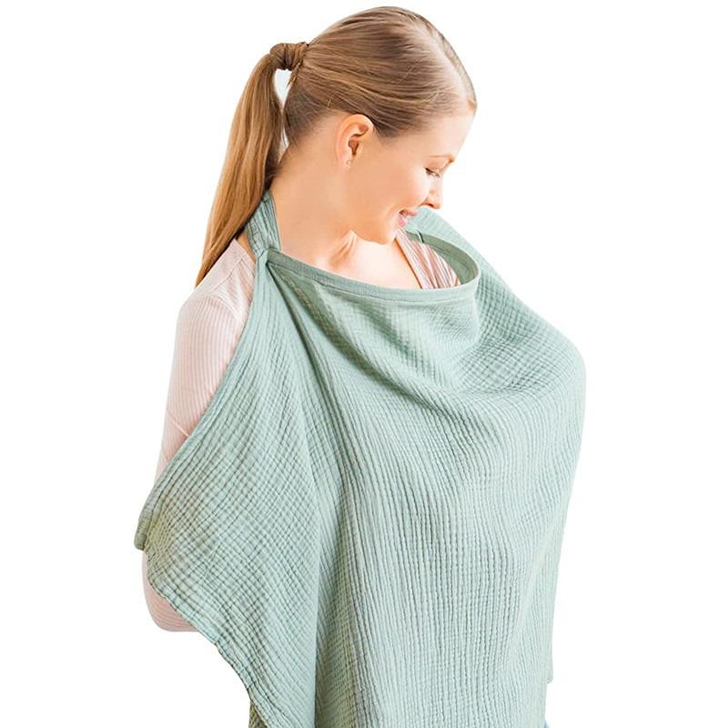 Product Introduction of 75x95cm Cotton Nursing Covers Breathable Baby Mother Feeding Breastfeeding Covers Adjustable Privacy Apron Lactation Cloth Cover 14