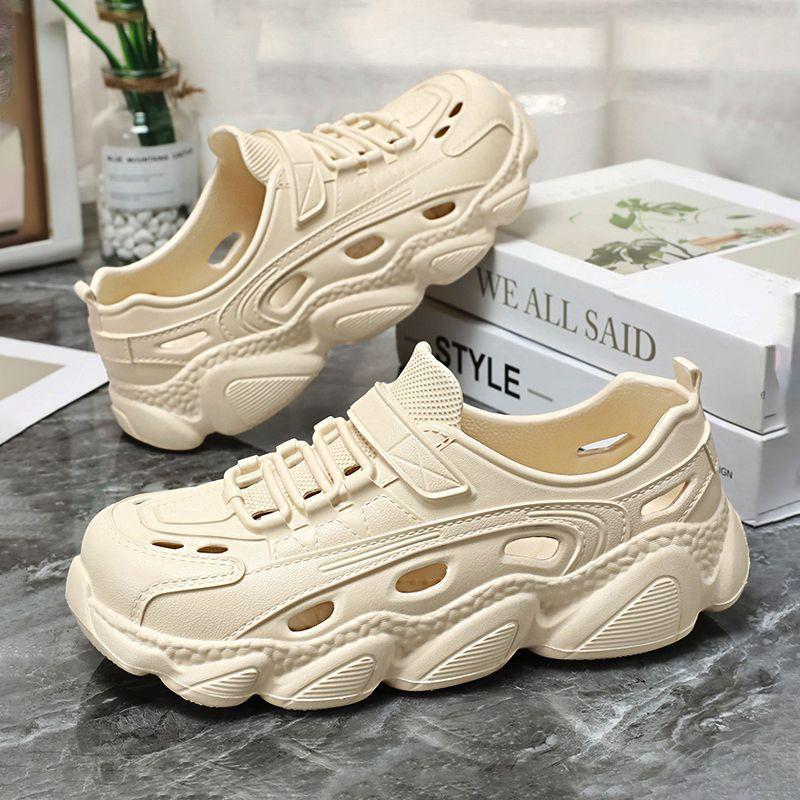Product Introduction of Soft-soled hole shoes women's new summer-like EVA light non-slip heel slippers sandals beach high-value 12