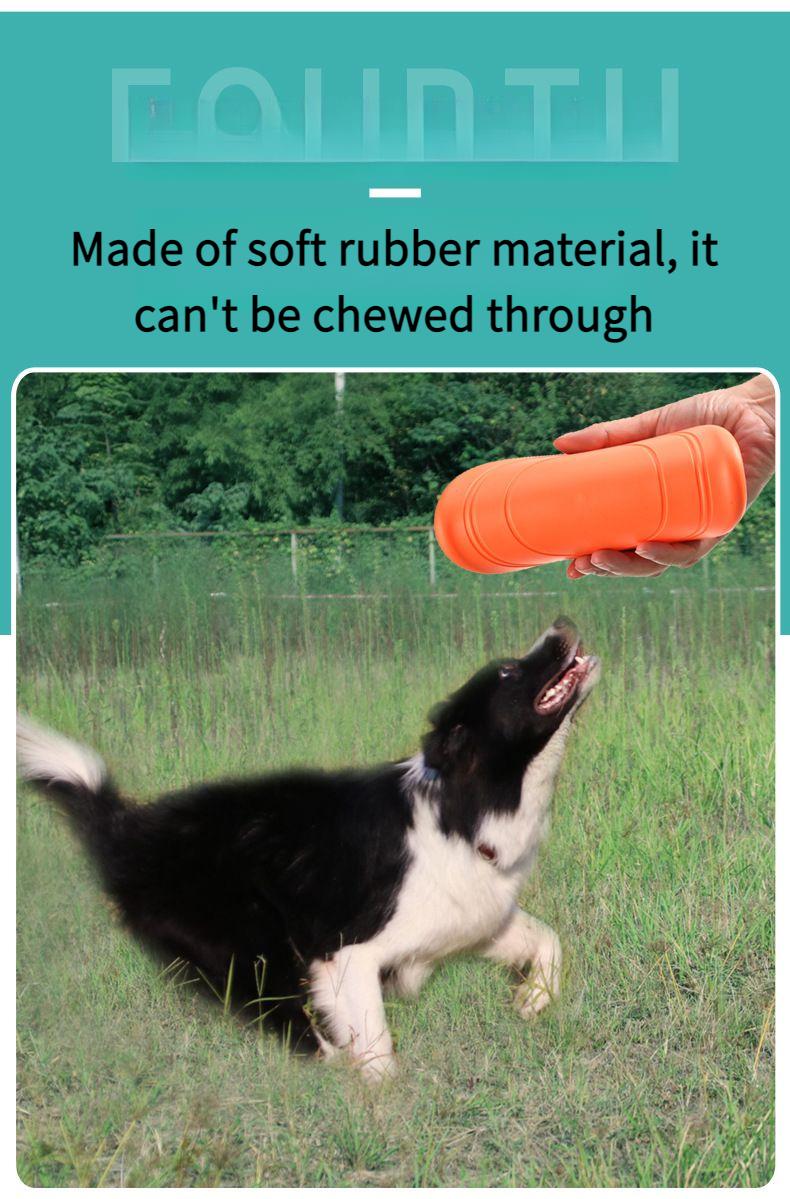 Product Introduction of Pet Toy Dog Frisbee Frisbee Dog Special Frisbee Silicone Pet Outdoor Interactive Training Floating Durable Toy 4