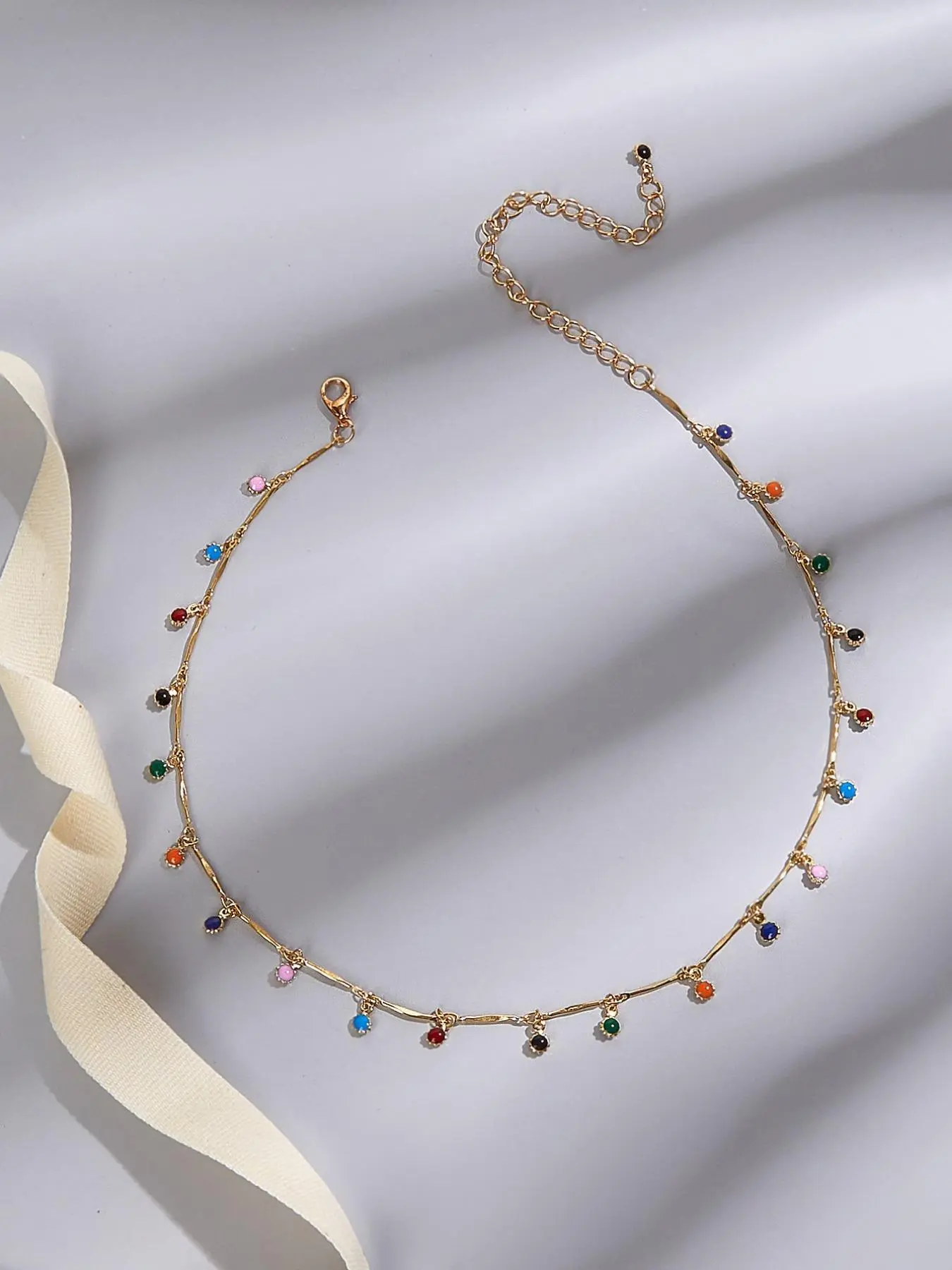 Boho Rhinestone Decor Pendant Necklace for Women, Casual Matching Necklace Jewelry As Christmas Gift for Girlfriend, Classic Fashion Accessories for Daily Wear,  Gift for Girlfriend