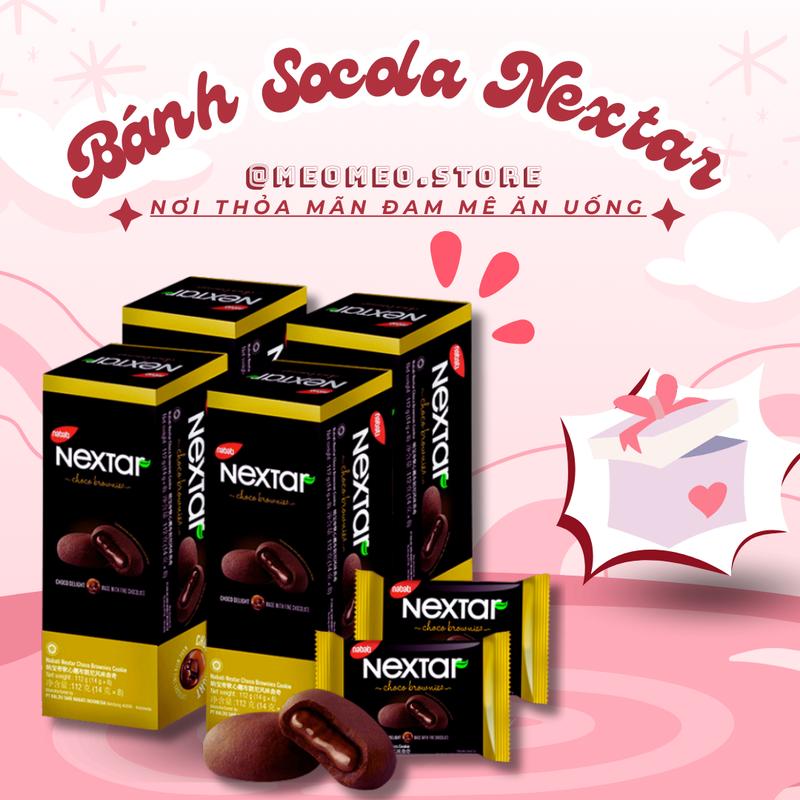 Combo 6 hộp Bánh Socola Nabati Nextar 3 Vị Ăn Vặt Food Sô Cô La Chocolate