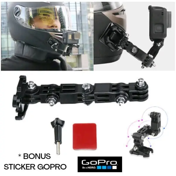 Mounting Helm Chin Mount Helmet Mounting Dagu Action Cam Curved Mounting With Pivot Gopro Xiaomi Yi